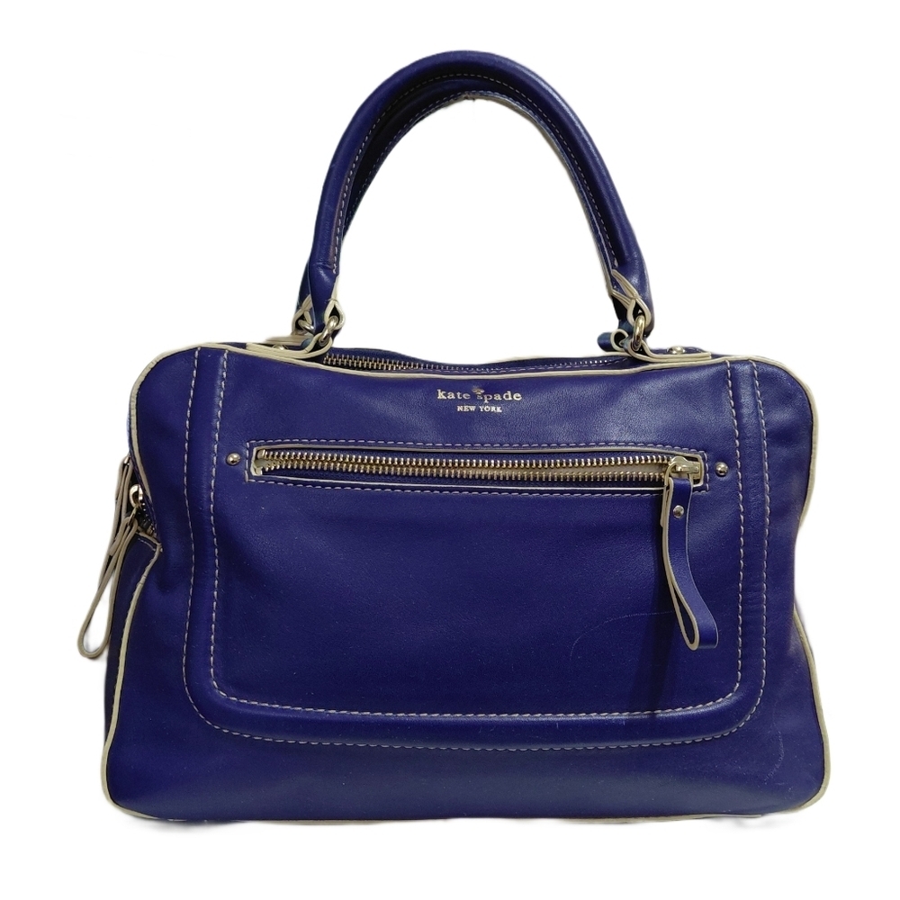 Kate Spade Mott St. Riley Royal Blue Satchel Handbag